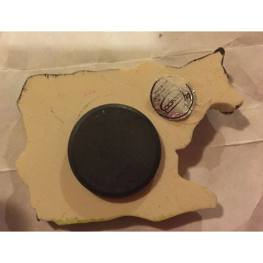 White and black Cow Refrigerator Magnet - About 2.5 inches - A+ Stuff