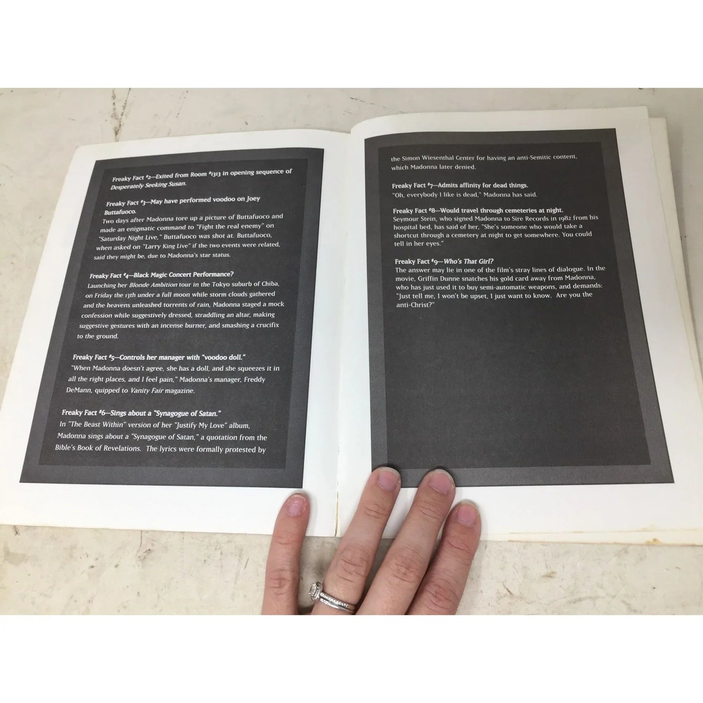 The I Hate Madonna Handbook by Ilene Rosenzweig - A+ Stuff