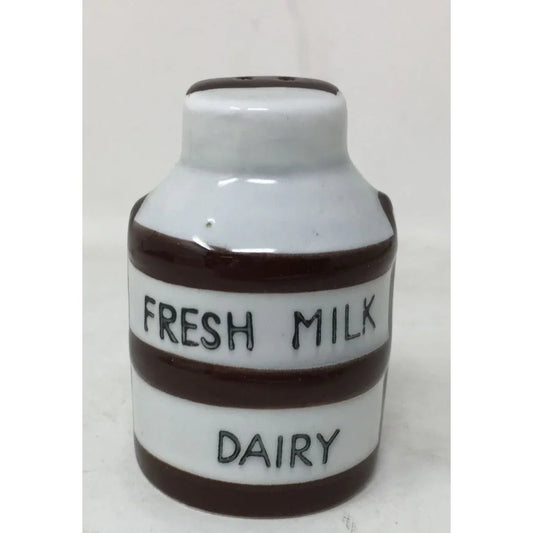 "Fresh Milk Dairy" Salt/Pepper Shaker (Just 1 Shaker) -- A+ Stuff Salt & Pepper Shakers