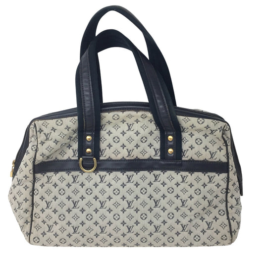 Louis Vuitton Navy Monogram Mini Lin Josephine GM Satchel
