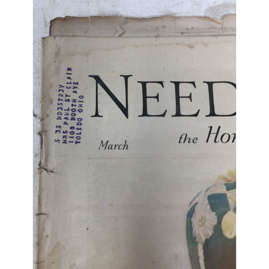 Vintage Collectible Needlecraft the Home Arts Magazine Mar. 1932