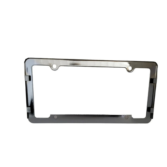 CADILLAC CAMARGO SILVER/BLACK LICENSE PLATE COVER/FRAME - A+ Stuff - Auto Part - A+ Stuff