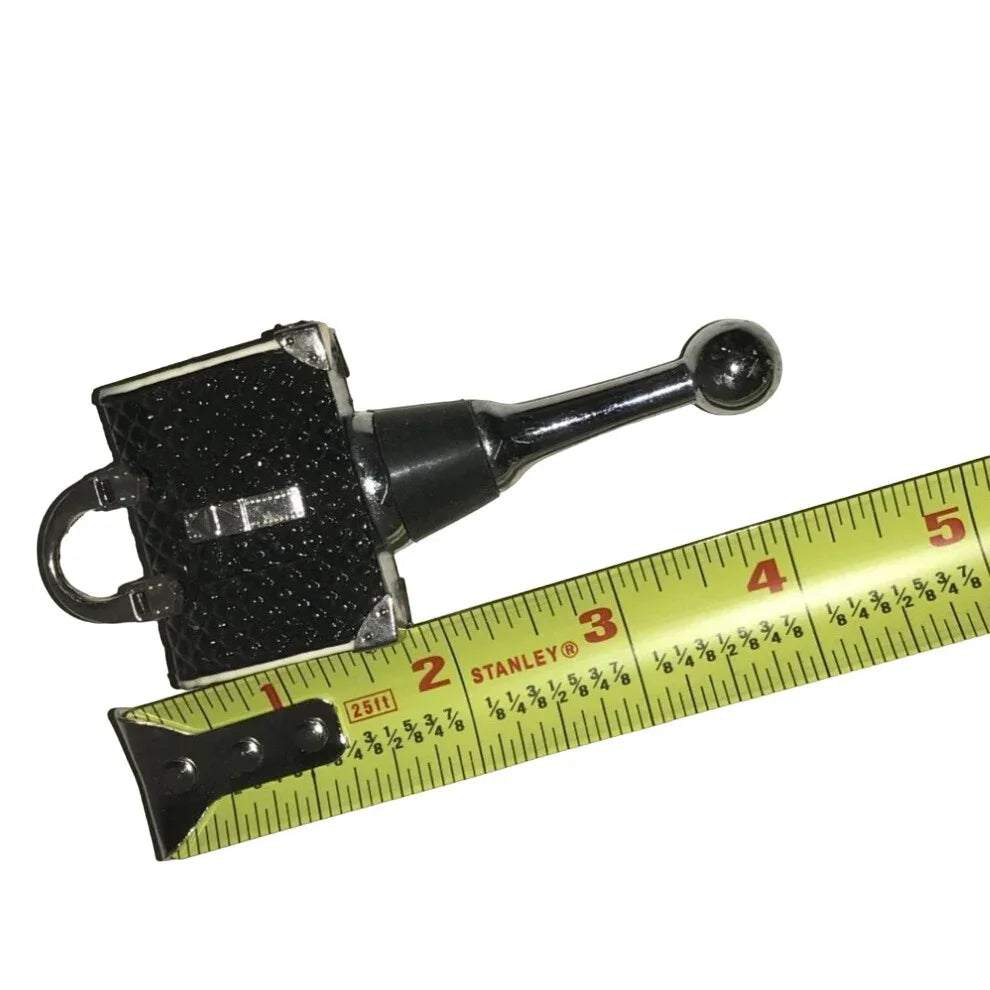 Black/Silver Handled Classy Handbag Purse Bottle Stopper 4'' - A+ Stuff
