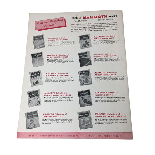 ''Carmen Cavallaro's Parade of Hits For Piano'' Sheet Music Book - A+ Stuff - SHEET MUSIC - A+ Stuff
