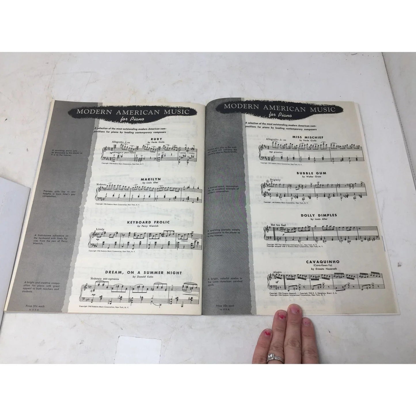''Carmen Cavallaro's Parade of Hits For Piano'' Sheet Music Book - A+ Stuff - SHEET MUSIC - A+ Stuff