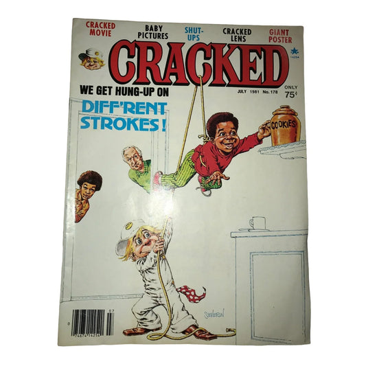 Vintage Cracked Magazine No. 178 July 1981 - A+ Stuff