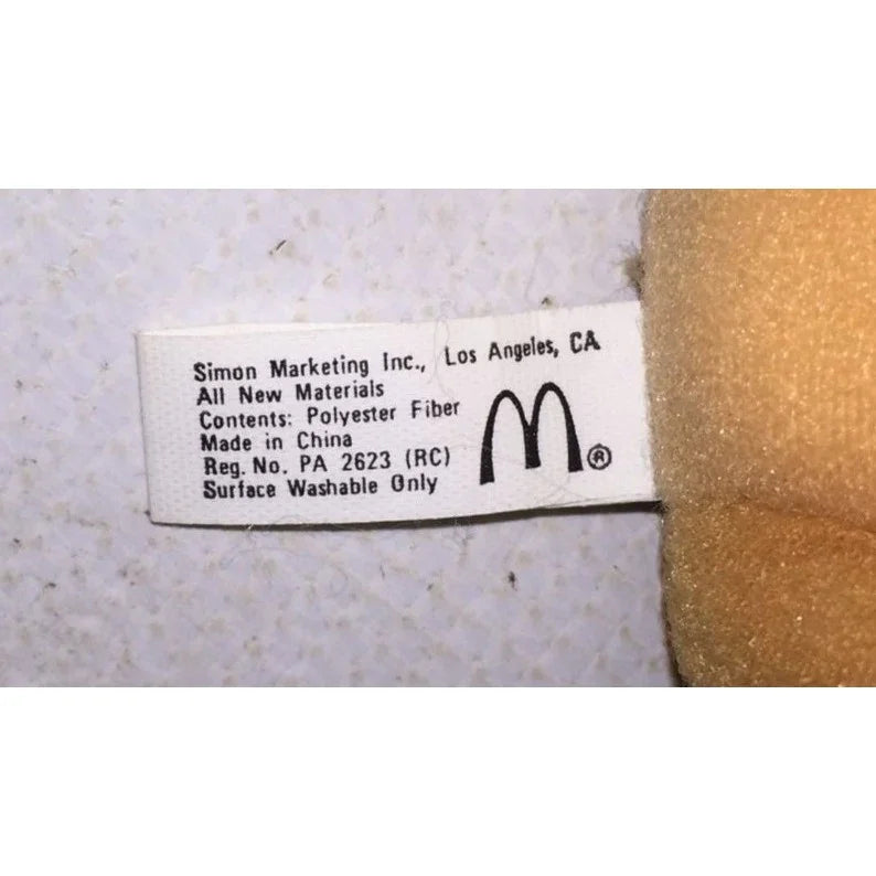 Vintage McDonalds 1988 Walt Disney Oliver & Company Plush Toy - A+ Stuff