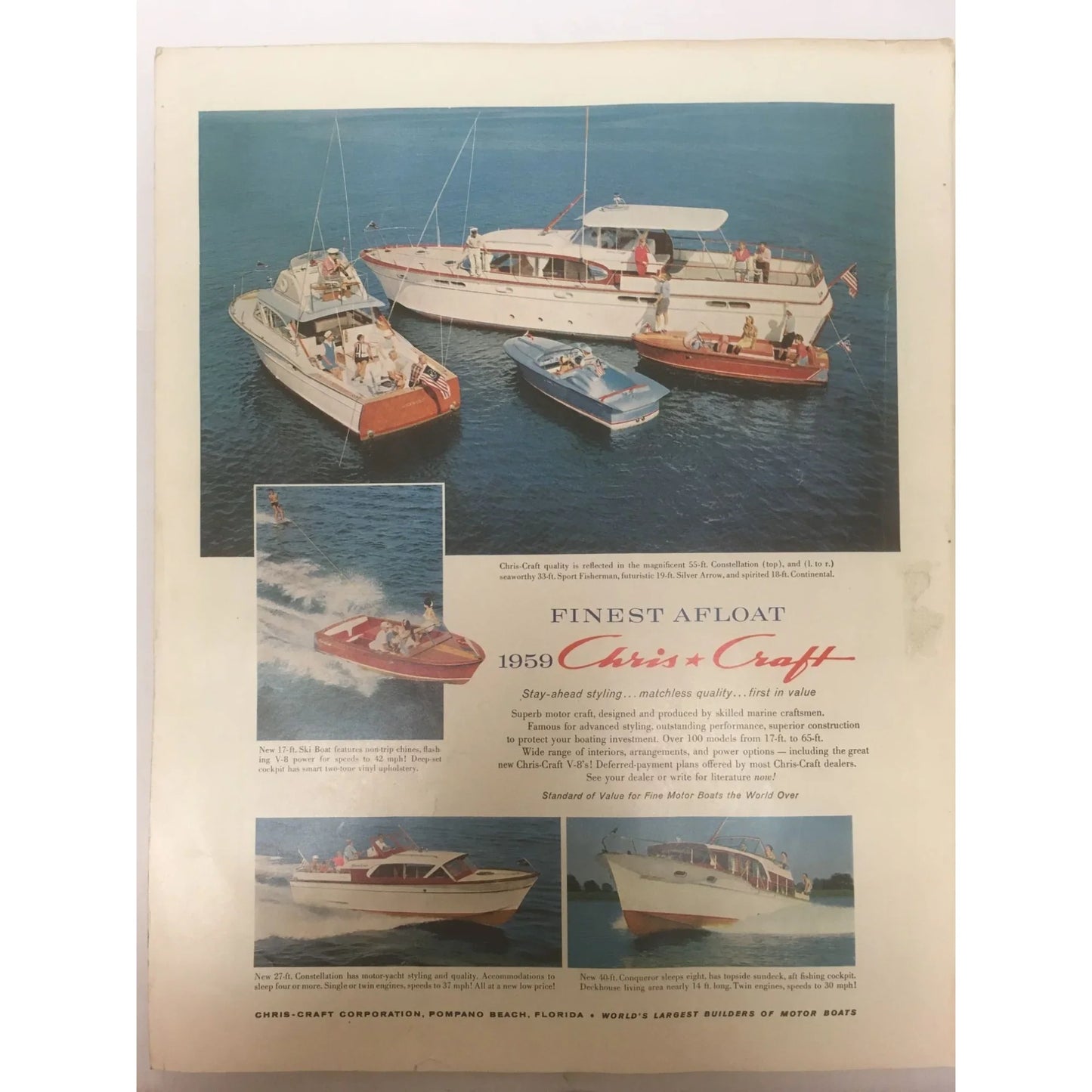 Vintage HOLIDAY Magazine June 1959 Washington DC, Cambridge University - A+ Stuff