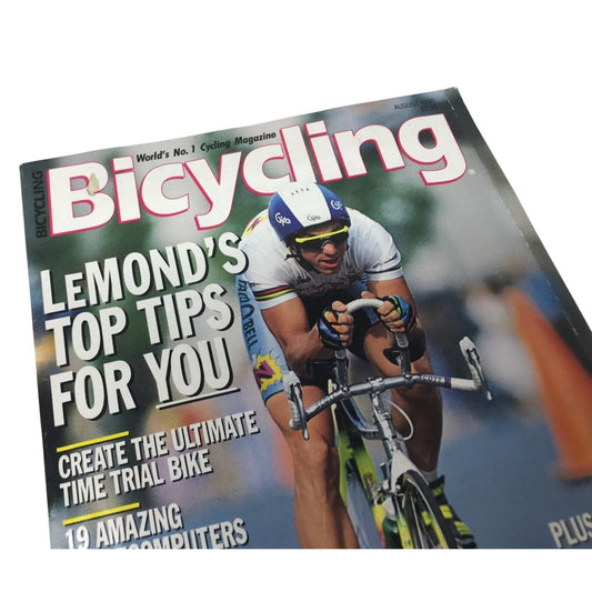 Vintage August 1990 Bicycling "World's No. 1 Cycling Magazine"
