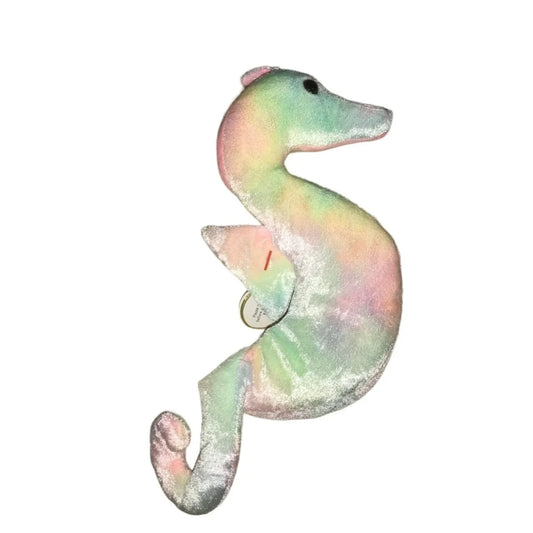 Vintage 1999 TY Beanie Original Baby Sea Horse Named Neon - A+ Stuff