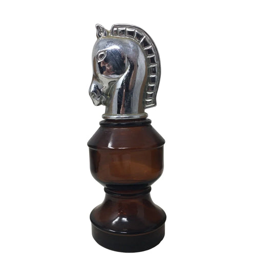 Vintage Avon Aftershave Bottle Horse Chess Piece- Empty Avon A+ Stuff