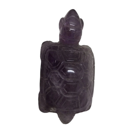 Small Carved Purple Marbled Turtle/Tortoise Figurine A+ Stuff A+ Stuff