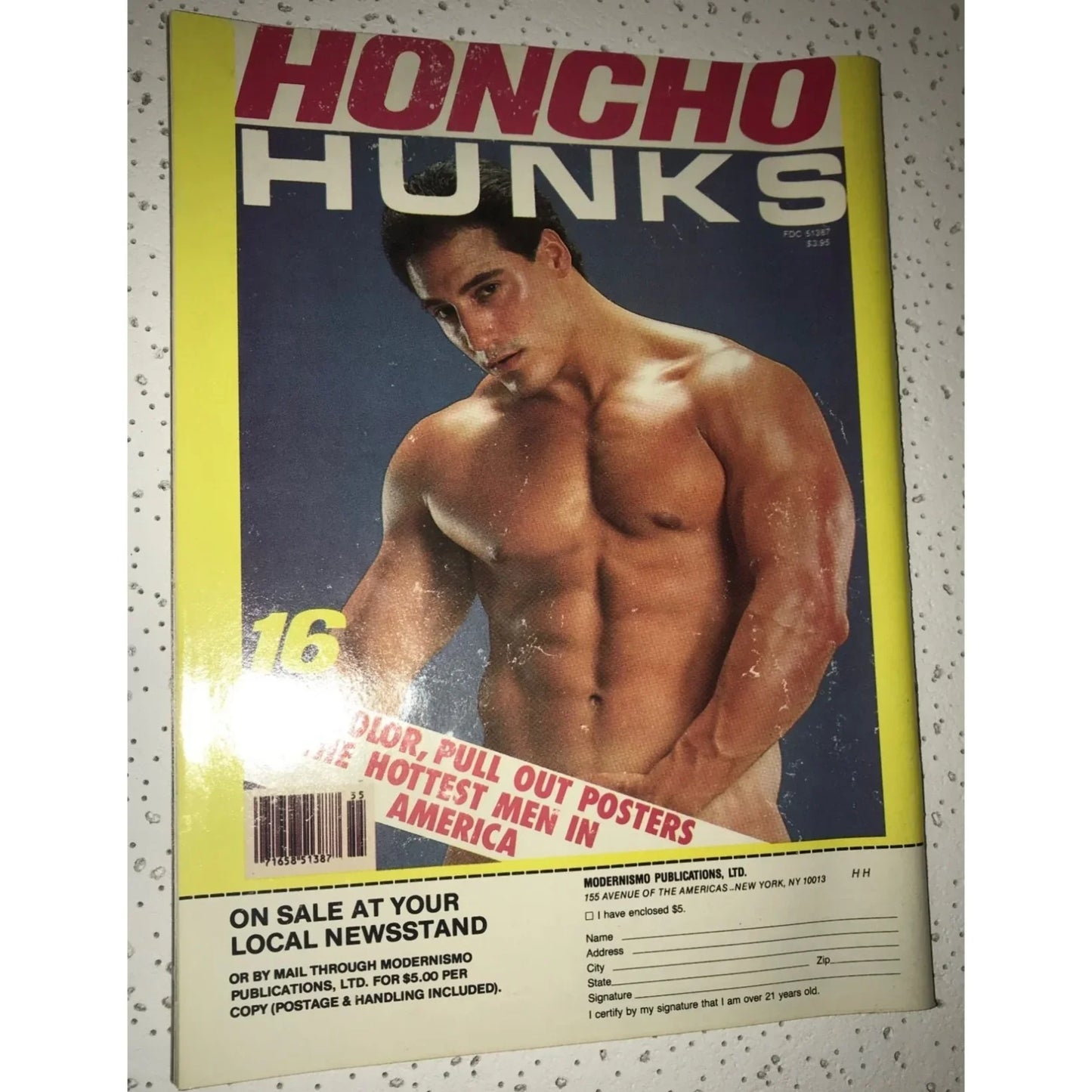 Vintage Collectible Jan. 1986 HONCHO Adult Magazine - A+ Stuff