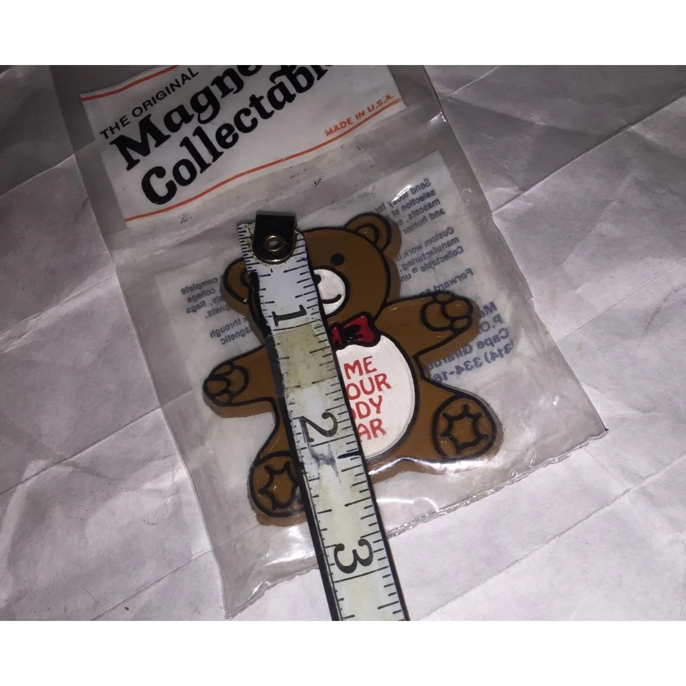 The Original Magnetic Collectables Let Me Be Your Teddy Bear Vintage Magnet - A+ Stuff