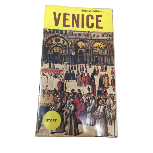 Venice, Complete Guide in Colour, English Edition, Storti 1978 Travel Guide Map A+ Stuff A+ Stuff