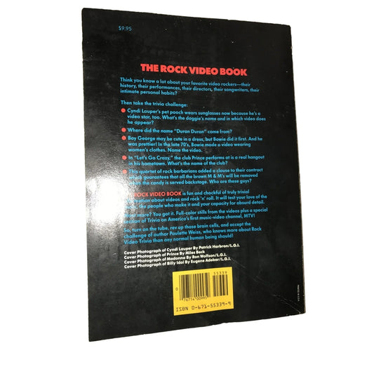 THE ROCK VIDEO BOOK PAULETTE WEISS - A+ Stuff