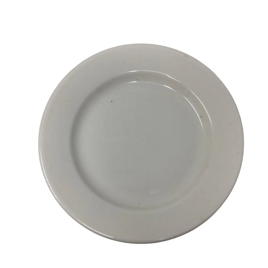 Ultima Round Cream Colored Plate - 7 inches wide - A+ Stuff