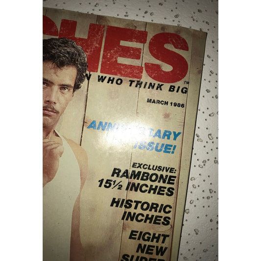 Inches The Magazine For men Who Think Big Vintage Magazine