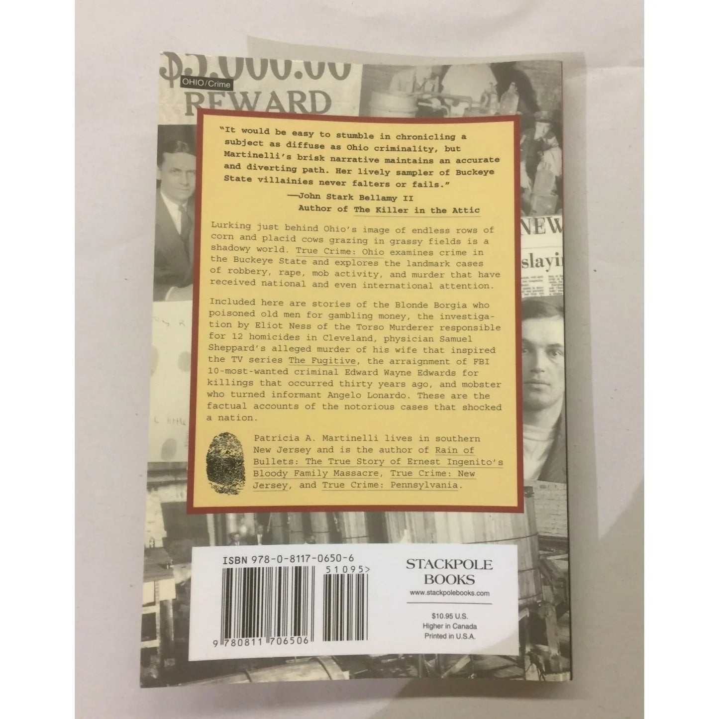 True Crime: Ohio- The States Most Notorious Criminal Cases Paperback book - A+ Stuff