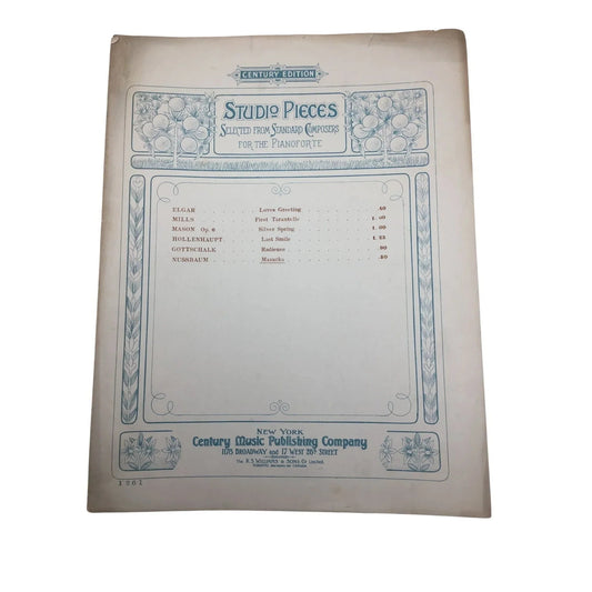 Century Edition - Studio Pieces Selected from Standard Composers - A+ Stuff - SHEET MUSIC - A+ Stuff
