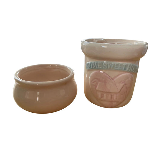 Ceramic ''Home Sweet Home'' Candle Holder/Wax Oil Warmer - A+ Stuff - Candle Holders - A+ Stuff