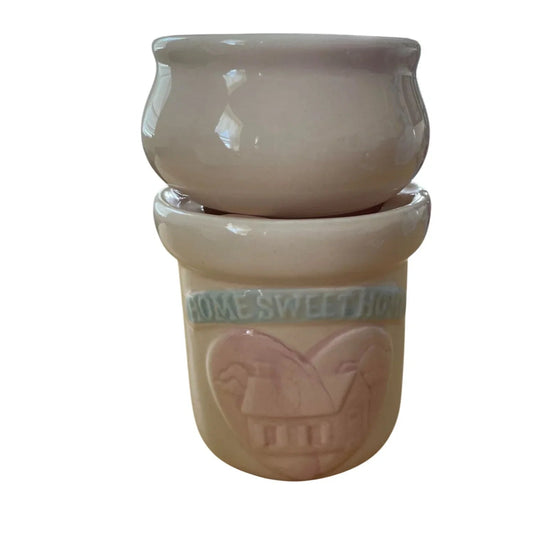 Ceramic ''Home Sweet Home'' Candle Holder/Wax Oil Warmer - A+ Stuff - Candle Holders - A+ Stuff