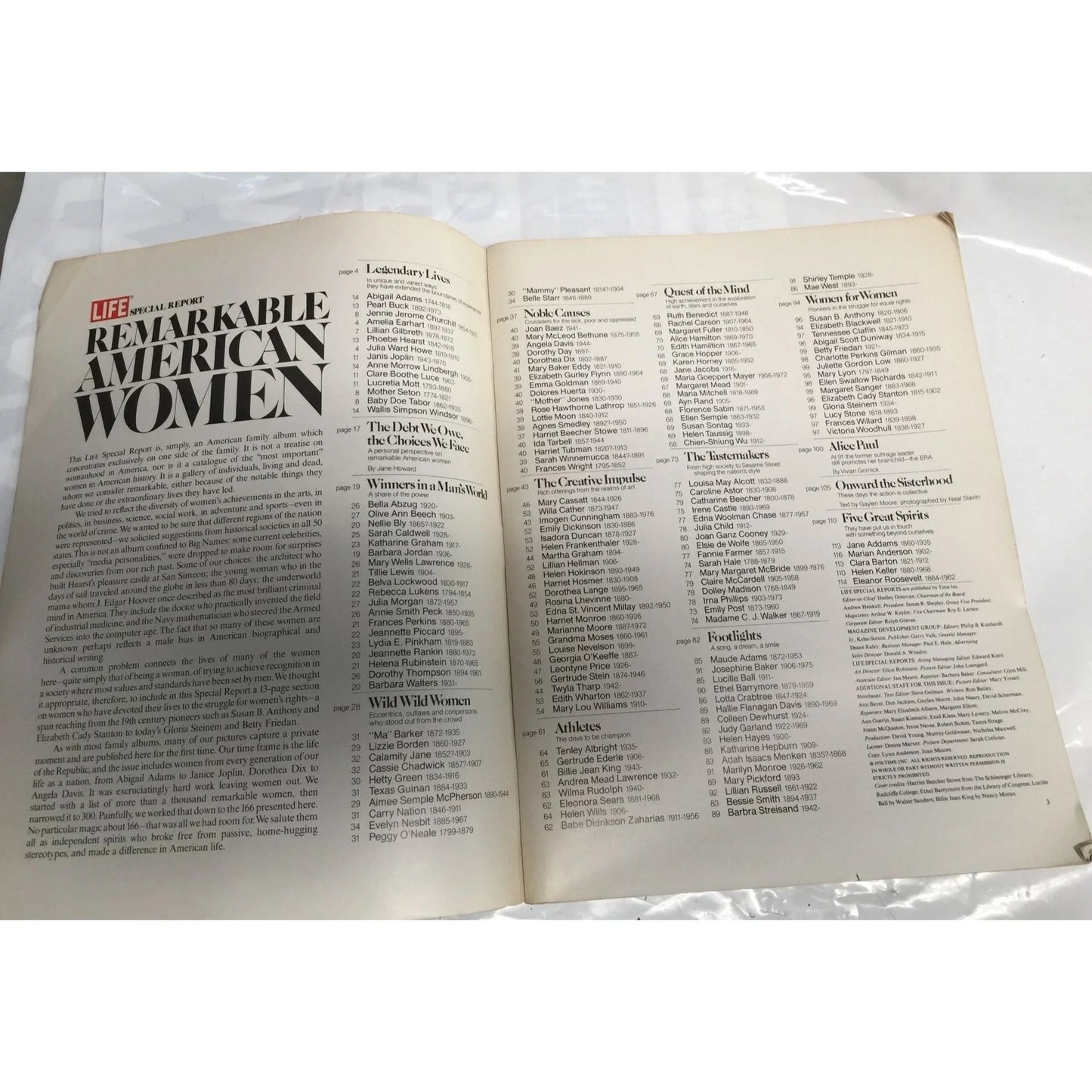 LIFE Magazine Remarkable American Women Special Report 1776-1976 - A+ Stuff
