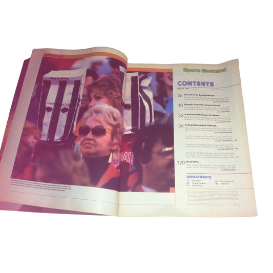 Ronald Reagan With Georgetown University Coach John Sports Illustrated Magazine