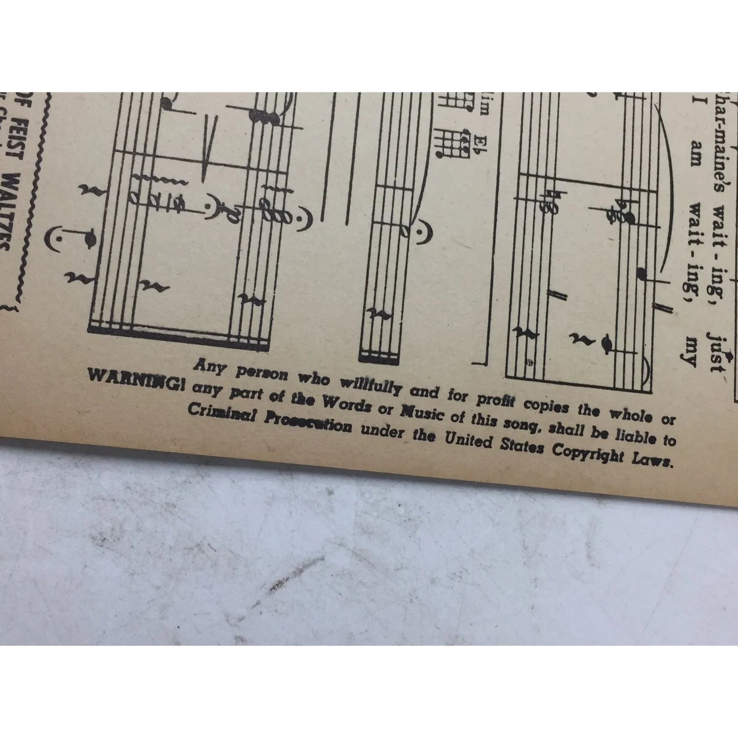 ''CHARMAINE'' BY ENRO RAPEE AND LEW POLLACK Sheet Music - Miller music corporation - SHEET MUSIC - A+ Stuff