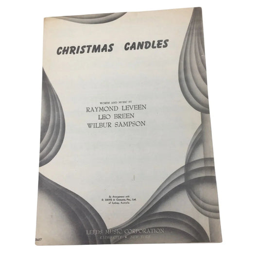 ''Christmas Candles'' by Raymond Leveen, Leo Breen, and Wilbur Sampson - A+ Stuff - SHEET MUSIC - A+ Stuff