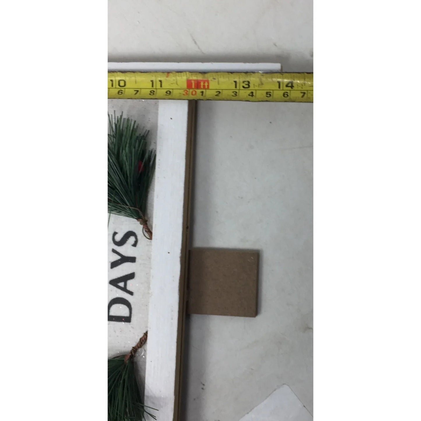 Christmas Countdown Days Advent Calendar Wall Hanging/Sign - A+ Stuff - Seasonal & Holiday Decorations - A+ Stuff