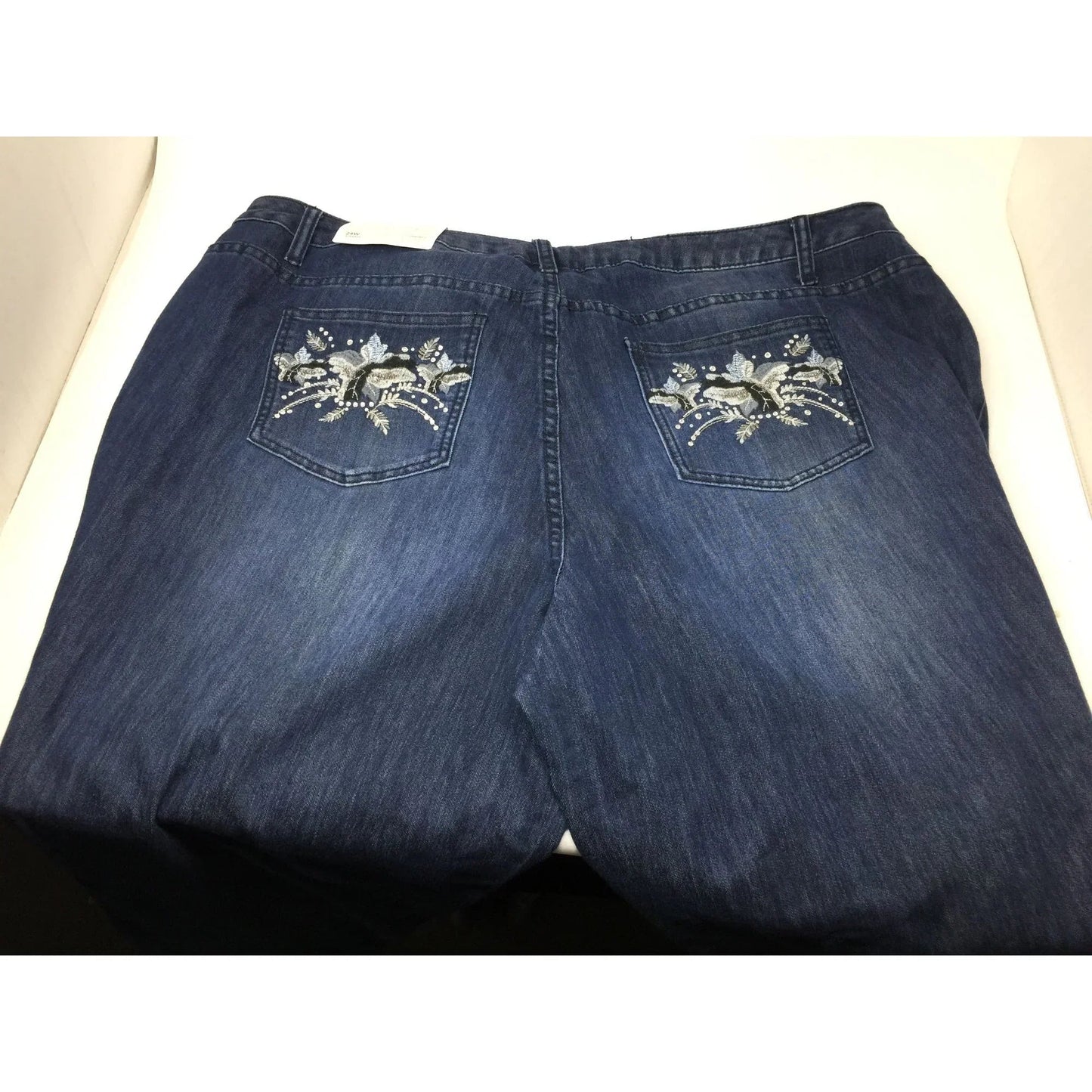 CJ Banks Womens Shaped Fit Mid Rise Straight Jeans Size 24W Nwt - cj banks - Pants - A+ Stuff
