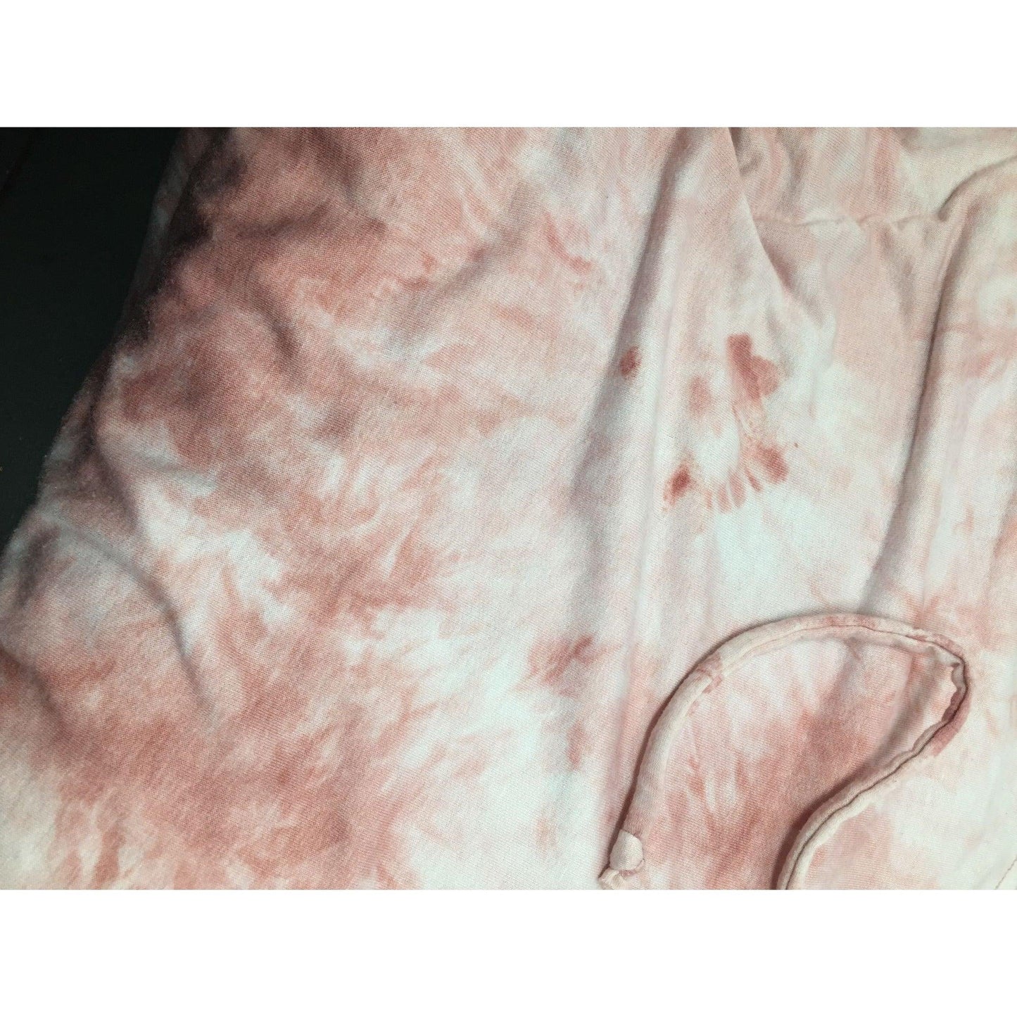 Como Blu Womens Size 2X Pink Tie Dyed Hoodie that ties in the front - COMO BLU - Shirts & Tops - A+ Stuff