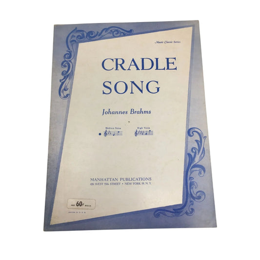''Cradle Song'' (Music Classic Series) by Johannes Brahms - A+ Stuff - SHEET MUSIC - A+ Stuff