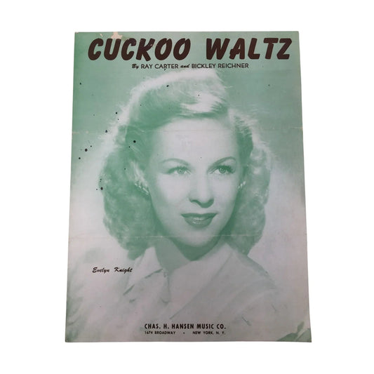 ''CUCKOO WALTZ'' BY RAY CARTER AND BICKLEY REICHNER - A+ Stuff - SHEET MUSIC - A+ Stuff