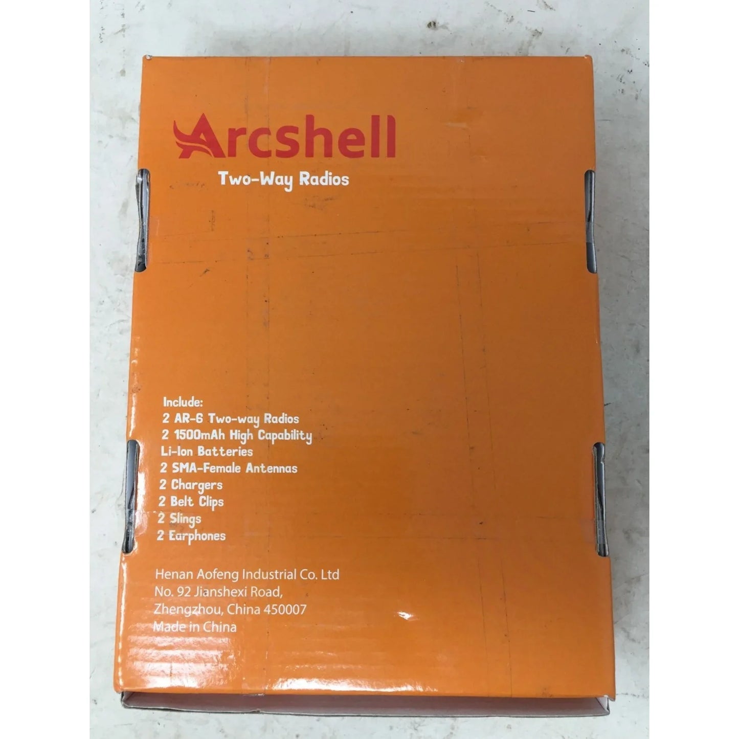Arcshell AR-6 Walkie Talkies 2 Pack in Box - A+ Stuff