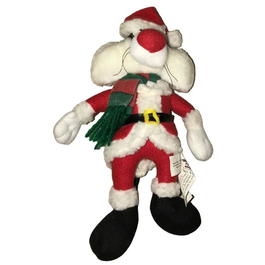 Looney Toons SYLVESTER Santa Suit Plush - Christmas Toy Collectible 9" Tall Play by Play A+ Stuff