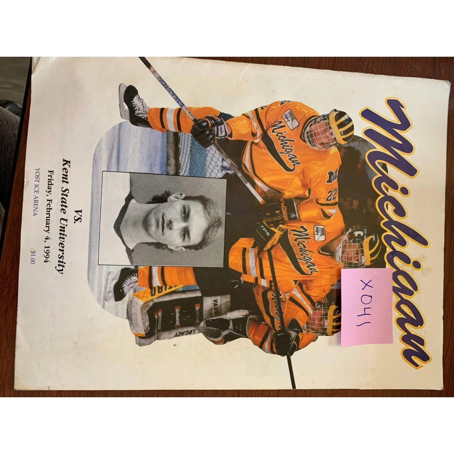 Michigan VS Kent State University Vintage 1994 Magazine Program - A+ Stuff