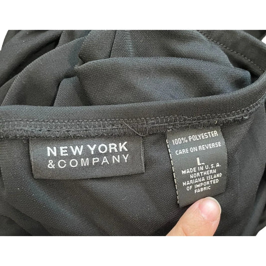 Womens New York & Company Black Skirt Size Large - A+ Stuff