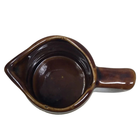 Vintage Stoneware Brown Glaze Measuring Cup- 1/2 Cup A+ Stuff A+ Stuff