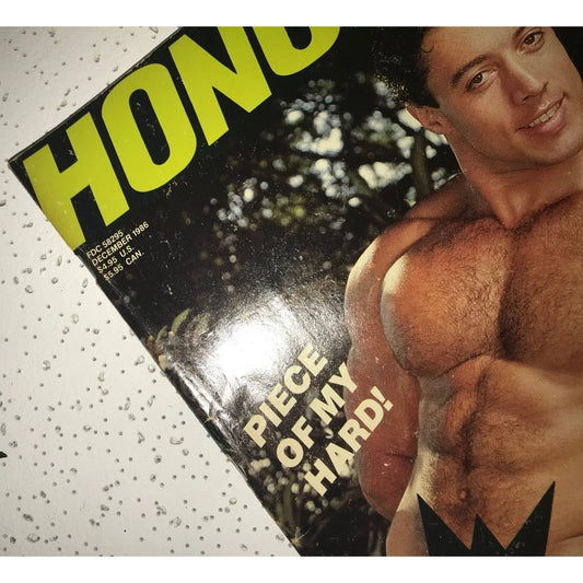 HONCHO Piece of my Hard! Vintage Dec. 1986 Mens Gay Magazine - A+ Stuff