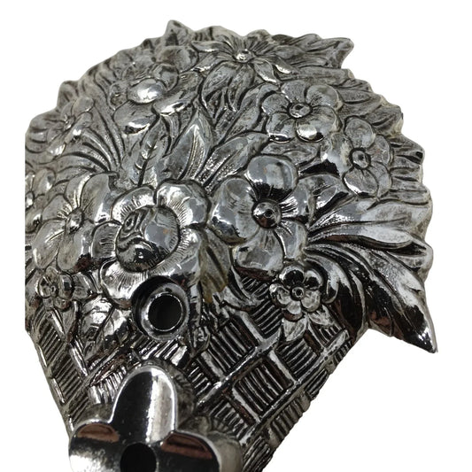 Vintage Hollywood Regency Mid Century Brass Flowers/Vase Wall Decor A+ Stuff A+ Stuff