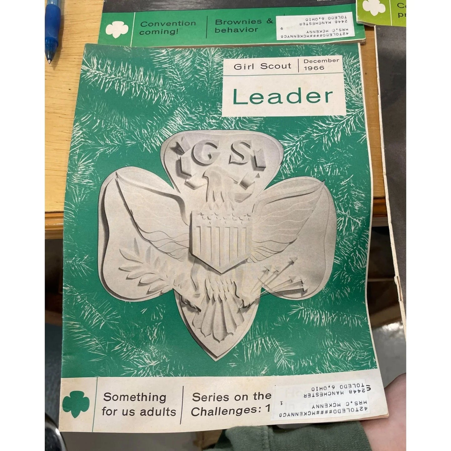 Vintage Girl Scout Leader Magazines (5) - Feb, June, Oct, Nov, Dec 1966 - A+ Stuff