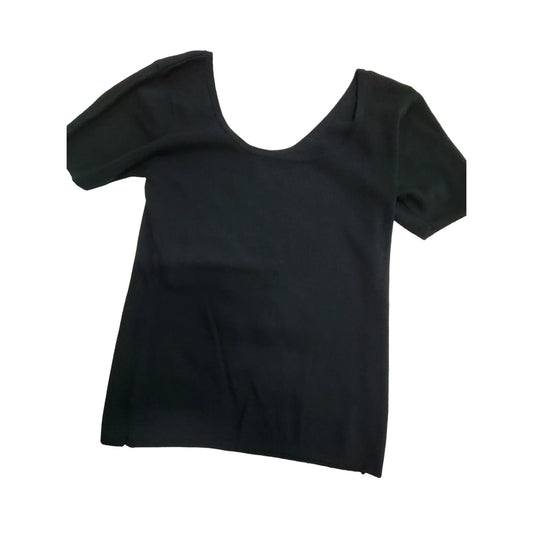 Womens Black Scoop Neck Shirt Size Small-Medium - A+ Stuff