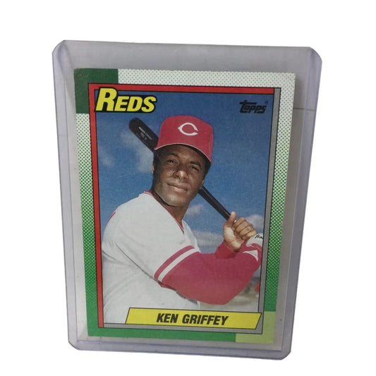 1990 Topps Cincinnati Reds Ken Griffey Collectible Baseball Card - A+ Stuff