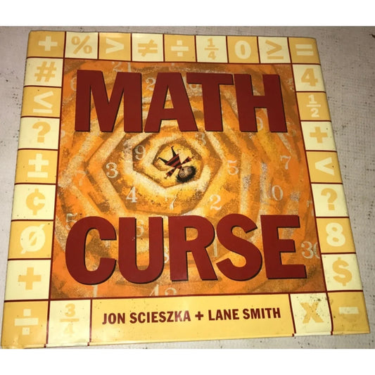 Math Curse Hardcover Book By Lane Smith and Jon Scieszka - A+ Stuff