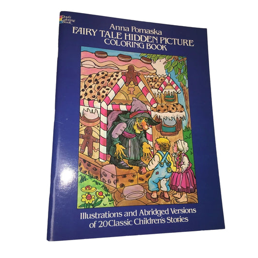 Fairy Tale Hidden Picture Coloring Book by Anna Pomaska Dover Coloring Book - A+ Stuff