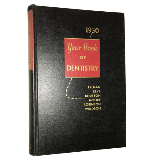 The Year book of dentistry - year 1950- Hardcover Vintage Book - A+ Stuff