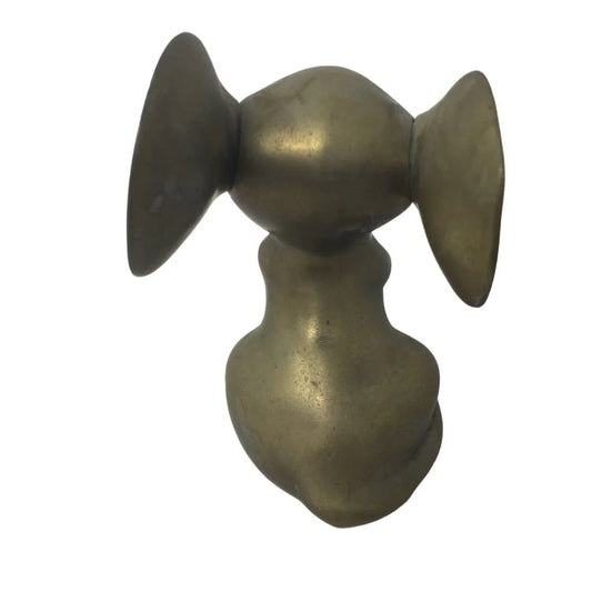 Brass Begging Mouse w/ Big Ears Metal Gold tone figurine/Paperweight A+ Stuff A+ Stuff