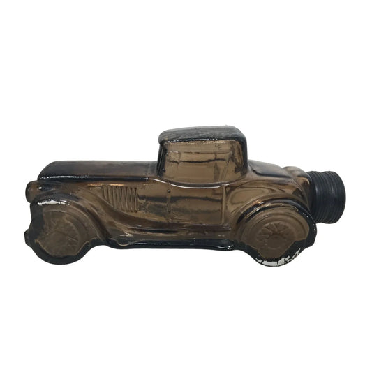 Vintage AVON Sterling Six Automobile Glass Car Bottle- Empty Avon A+ Stuff